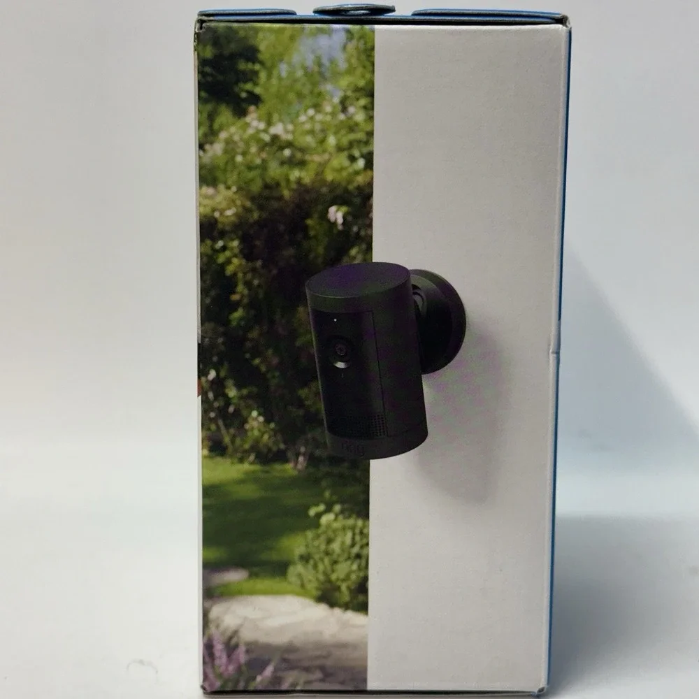 Ring Outdoor Cam Plus Battery 2K HD Smart Security Camera Black